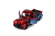 Imagine JADA MARVEL SET MASINUTA METALICA FORD PICK UP SCARA 1:32 SI FIGURINA METALICA SPIDER MAN