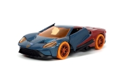 Imagine JADA MARVEL MASINUTA METALICA FORD GT SCARA 1:32 SI FIGURINA METALICA DOCTOR STRANGE