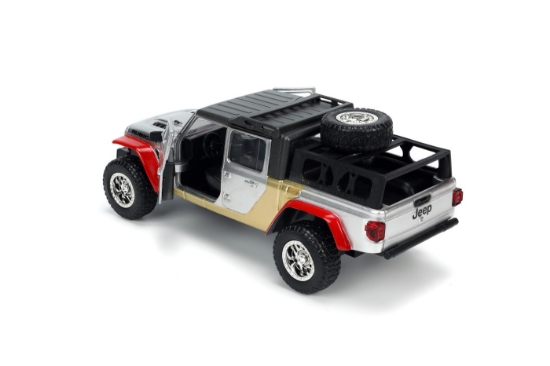 Imagine Jada Marvel set mașinuță metalică Jeep Gladiator scară 1:32 și figurină din metal Colossus