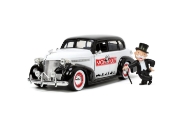 Imagine Jada set mașinuță metalică Chevrolet Master Deluxe 1939 scară 1:24 și figurină Mr. Monopoly
