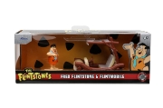Imagine JADA SET MASINUTA METALICA FLINTMOBILUL SCARA 1:32 SI FIGURINA FRED FLINTSTONE