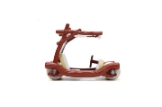 Imagine Jada set mașinuță metalică Flintmobilul scară 1:32 și figurină Fred Flintstone