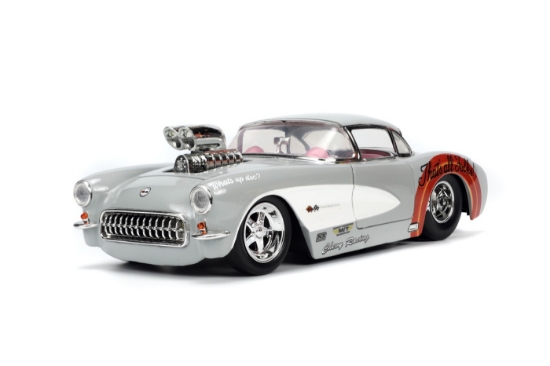 Imagine Jada mașinuță metalică Bugs Bunny 1957 Chevrolet Corvette 1:24
