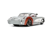 Imagine JADA MASINUTA METALICA BUGS BUNNY 1957 CHEVROLET CORVETTE 1:24