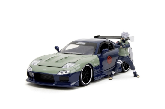 Imagine Jada mașinuță metalică Naruto 1995 Mazda RX-7 1:24