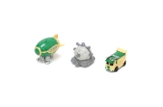 Imagine Jada set 3 mașinuțe metalice Testoasele Ninja 4 cm