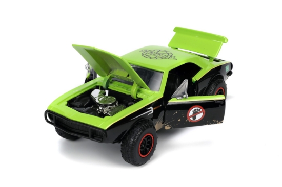 Imagine Jada mașinuță metalică Testoasele Ninja Raphael Chevy Camaro 1:24