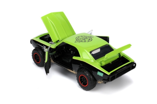 Imagine Jada mașinuță metalică Testoasele Ninja Raphael Chevy Camaro 1:24