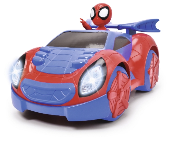 Imagine SPIDEY PRIETENII EXTRAORDINARI MASINUTA CU TELECOMANDA WEB RACER SCARA 1:18 