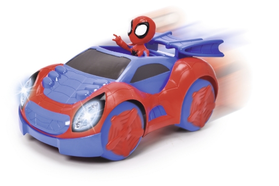 Imagine SPIDEY PRIETENII EXTRAORDINARI MASINUTA CU TELECOMANDA WEB RACER SCARA 1:18 