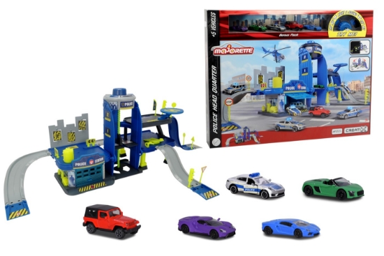 Imagine MAJORETTE CREATIX SET SECTIA DE POLITIE CU SUNETE SI LUMINI