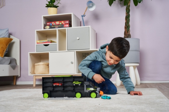Imagine Dickie camion transportor 43cm