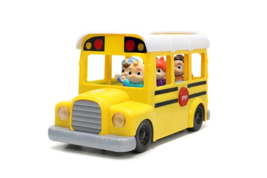 Imagine Cocomelon autobuzul școlar RC cu sunete și lumini scara 1:18