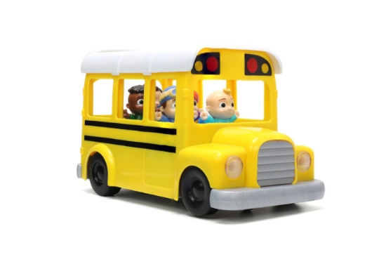 Imagine Cocomelon autobuzul școlar RC cu sunete și lumini scara 1:18