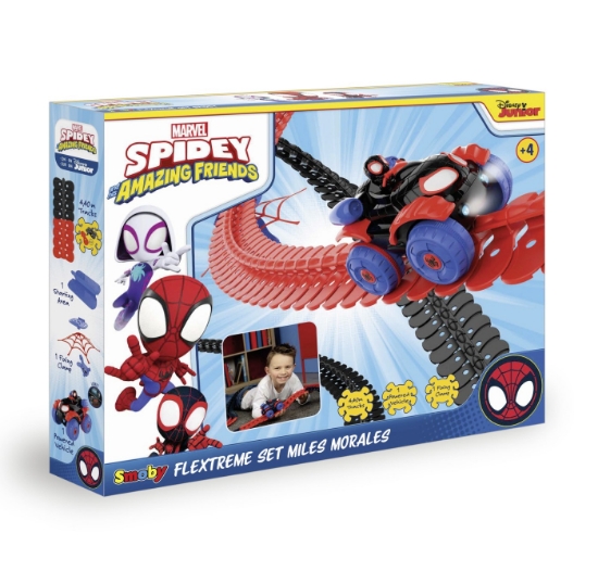Imagine SMOBY SPIDEY CIRCUIT FLEXTREME SET MILES MORALES