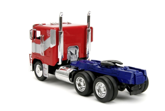 Imagine Jada Transformers T7 Optimus Prime 1 camion metalic scară 1:24