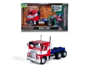 Imagine Jada Transformers T7 Optimus Prime 1 camion metalic scară 1:24