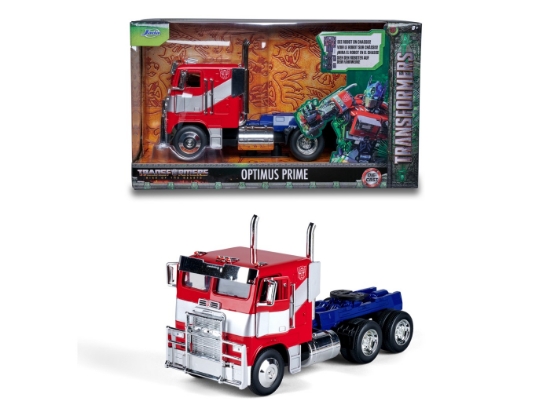 Imagine Jada Transformers T7 Optimus Prime 1 camion metalic scară 1:24