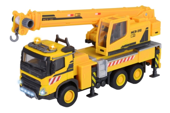 Imagine Majorette Volvo camion cu macara