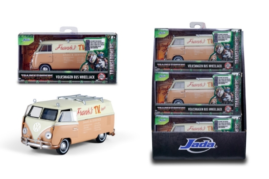 Imagine JADA TRANSFORMERS T7 MASINUTA METALICA VOLKSWAGEN WHEELJACK SCARA 1:32