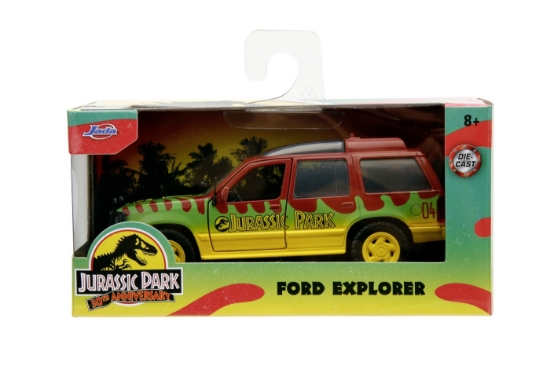Imagine JADA JURASSIC WORLD MASINUTA METALICA FORD EXPLORE 1993 SCARA 1:32