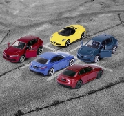 Imagine MAJORETTE MASINUTE METALICE SET 5 MASINI ALFA ROMEO