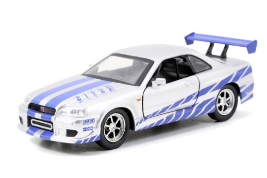 Imagine Jada Fast and Furious Set 2 mașini metalice Mitsubishi Lancer Evolution IX 1:32
