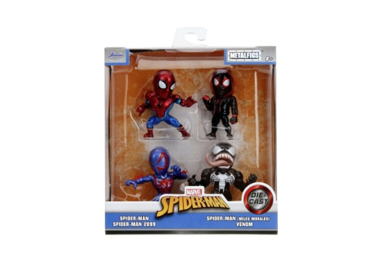 Imagine JADA MARVEL SPIDER MAN SET 4 FIGURINE METALICE 6.5CM