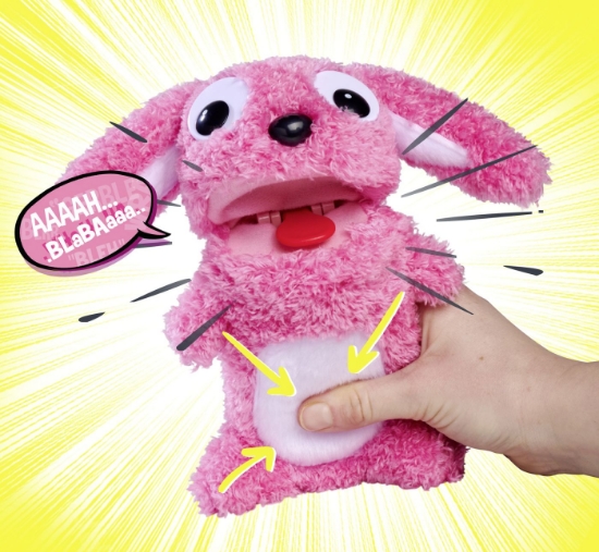 Imagine Simba ScreamerZ jucărie plus iepuraș roz