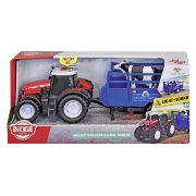 Imagine DICKIE MASSEY FERGUSON TRACTOR SI REMORCA CU SUNETE SI LUMINI