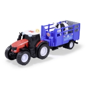 Imagine DICKIE MASSEY FERGUSON TRACTOR SI REMORCA CU SUNETE SI LUMINI