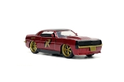 Imagine JADA BATMAN SET FIGURINA ROBIN SI MASINUTA METALICA CHEVROLET CAMARO 1967 SCARA 1:32