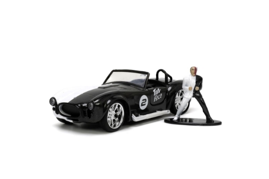 Imagine Jada Batman set figurină Two Face și mașinuță metalică Shelby Cobra 427, scara 1:32