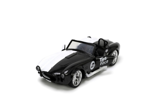 Imagine Jada Batman set figurină Two Face și mașinuță metalică Shelby Cobra 427, scara 1:32