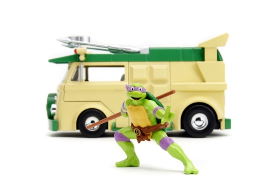 Imagine Jada Ninja set figurină Donatello și vagonul de petrecere 1:24