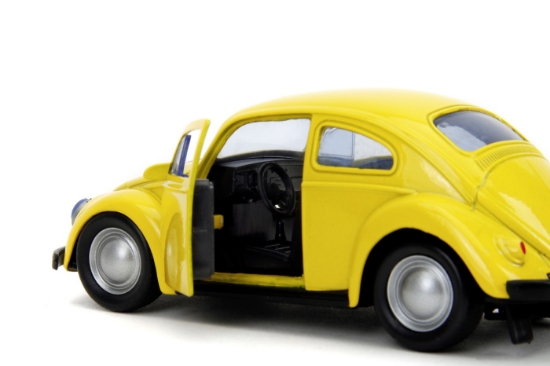 Imagine Jada Transformers mașinuță metalică Bumblebee Volkswagen Beetle scară 1:32