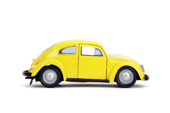Imagine Jada Transformers mașinuță metalică Bumblebee Volkswagen Beetle scară 1:32