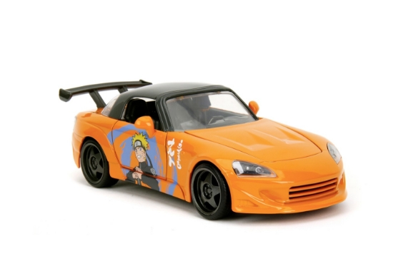 Imagine Jada Naruto Shippuden set figurină Naruto și mașinuță metalică Honda 2001 S2000 scară 1:24