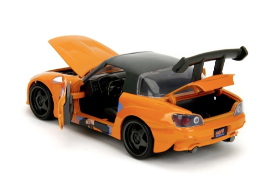 Imagine Jada Naruto Shippuden set figurină Naruto și mașinuță metalică Honda 2001 S2000 scară 1:24