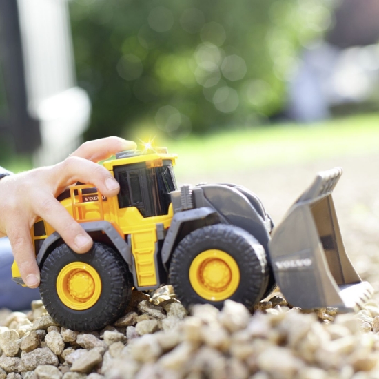 Imagine Dickie excavator Volvo cu sunete si lumini