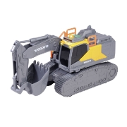 Imagine DICKIE EXCAVATOR VOLVO CU SENILE SUNETE SI LUMINI