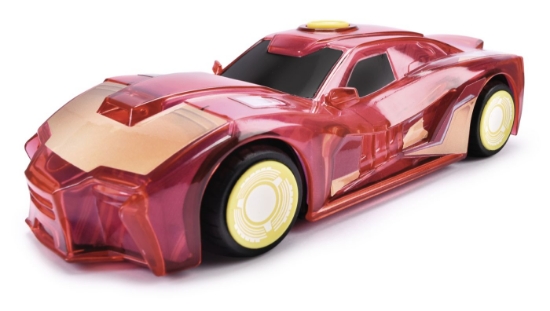 Imagine Jada Marvel mașinuța Light Hero Iron Man cu sunete și lumini scara 1:32