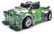 Imagine JADA MARVEL MASINUTA LIGHT HERO HULK CU SUNETE SI LUMINI SCARA 1:32