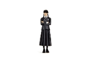 Imagine JADA WEDNESDAY SET MASINUTA METALICA VOLKSWAGEN BEETLE 1:24 SI FIGURINA METALICA WEDNESDAY 7CM