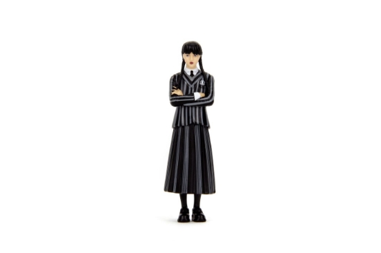 Imagine Jada Wednesday set mașinuță metalică Volkswagen Beetle 1:24 și figurină metalică Wednesday 7 cm