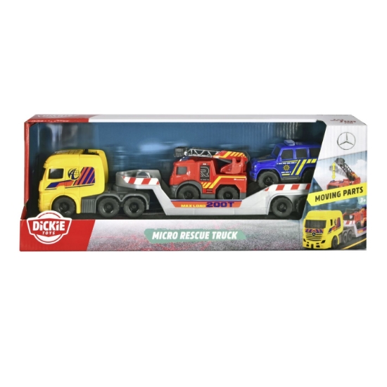 Imagine DICKIE CAMION DAIMLER DE SALVARE 32CM