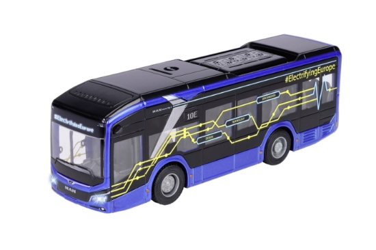 Imagine Majorette Autobuz electric MAN Lion’s City 10E 22 cm