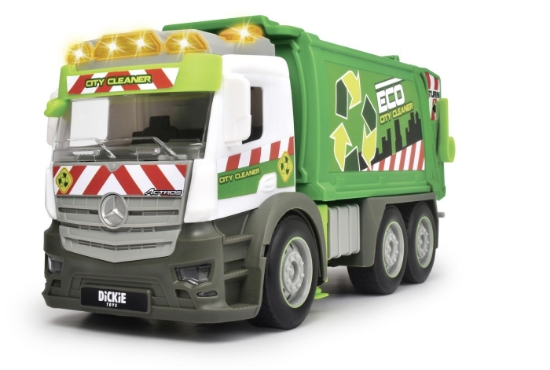 Imagine Dickie mașină de gunoi cu sunete și lumini 26cm