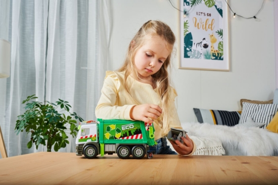 Imagine Dickie mașină de gunoi cu sunete și lumini 26cm