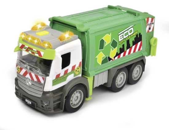 Imagine Dickie mașină de gunoi cu sunete și lumini 26cm